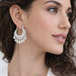 Diamond hoop danglers