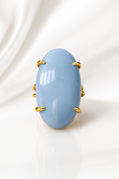Blue Lace Agate ring