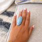 Blue Lace Agate ring