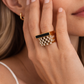 The Amy Edge Ring” – Bold Geometry, Timeless Glamour