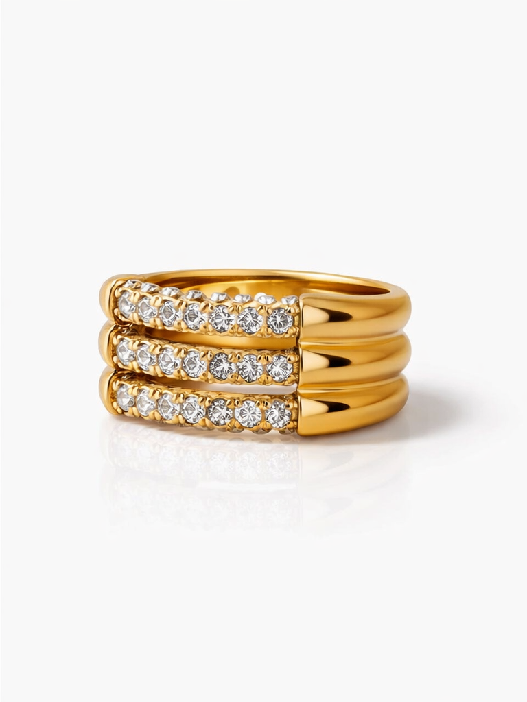 Amalfi Stacked Glow Ring