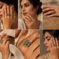Unbounded Gold Turquoise ring