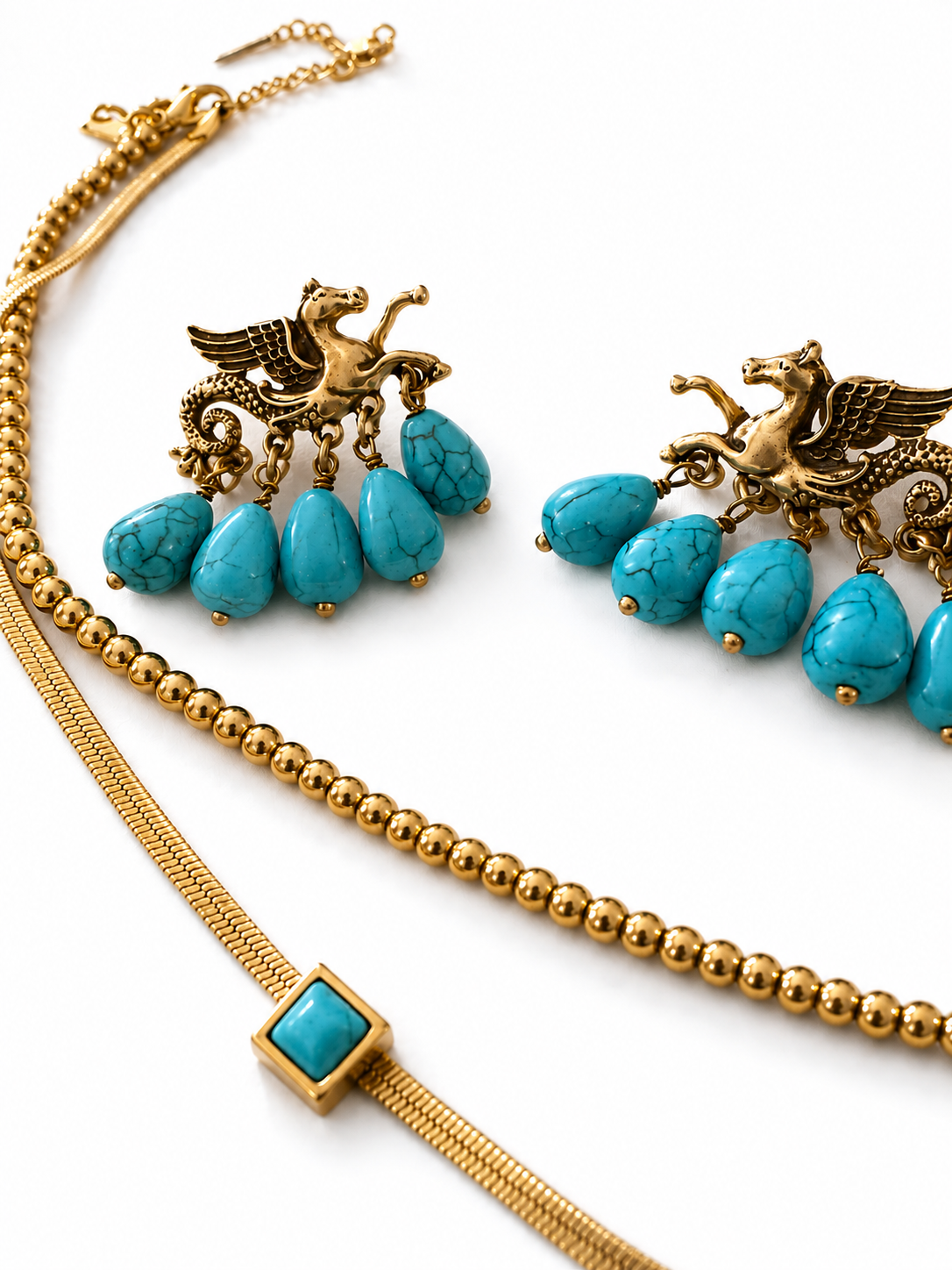AZZURRA PEGASUS EARRINGS