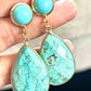 Turquoise pendant Earrings