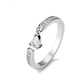 Dangling Single Diamond ring