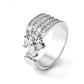Dangling Diamonds rings