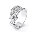 Dangling Diamonds rings