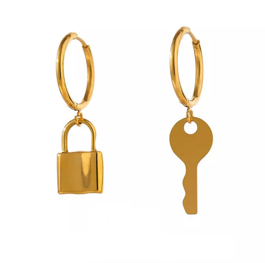 Key to my lock earrings