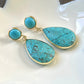 Turquoise pendant Earrings