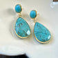 Turquoise pendant Earrings