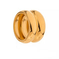Radiant Double band Gold ring