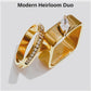 Modern Heirloom Ring Set