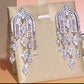 Temple zircon earrings