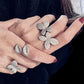Double Orchid Cocktail ring
