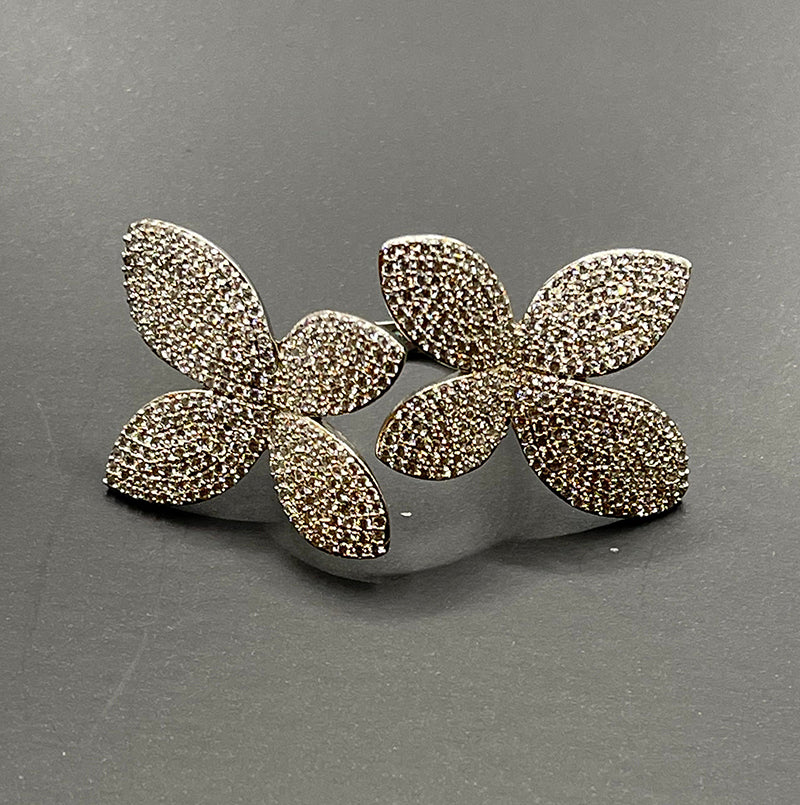 Double Orchid Cocktail ring