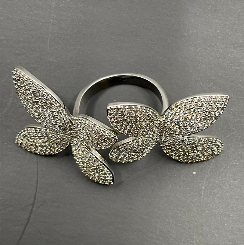 Double Orchid Cocktail ring