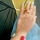 Coral  & Pearl Cuff