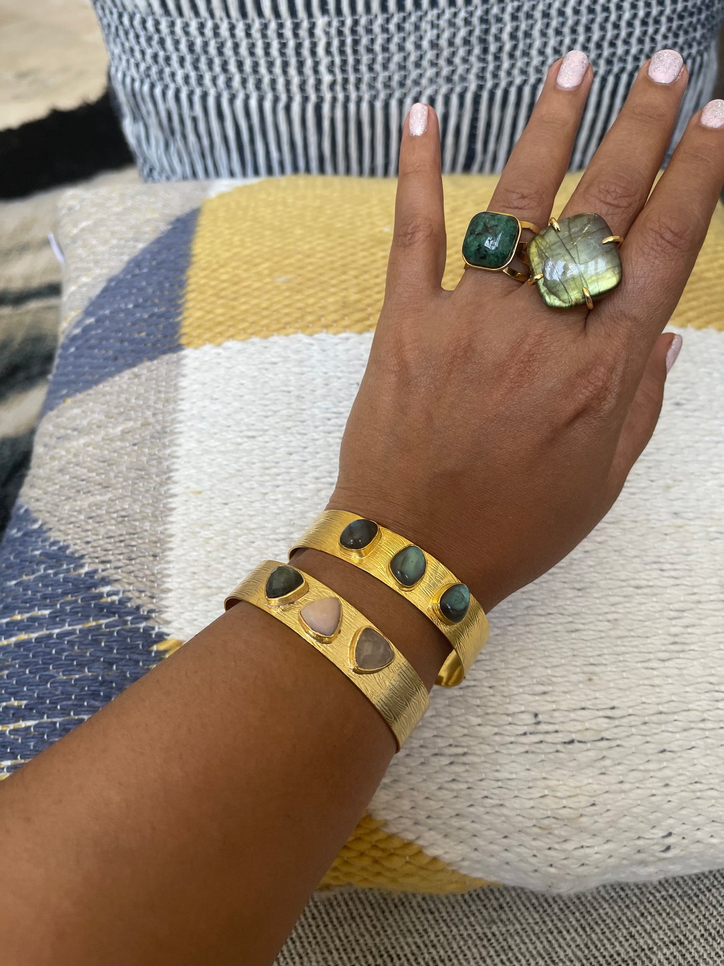Inanna Labradorite Cuff
