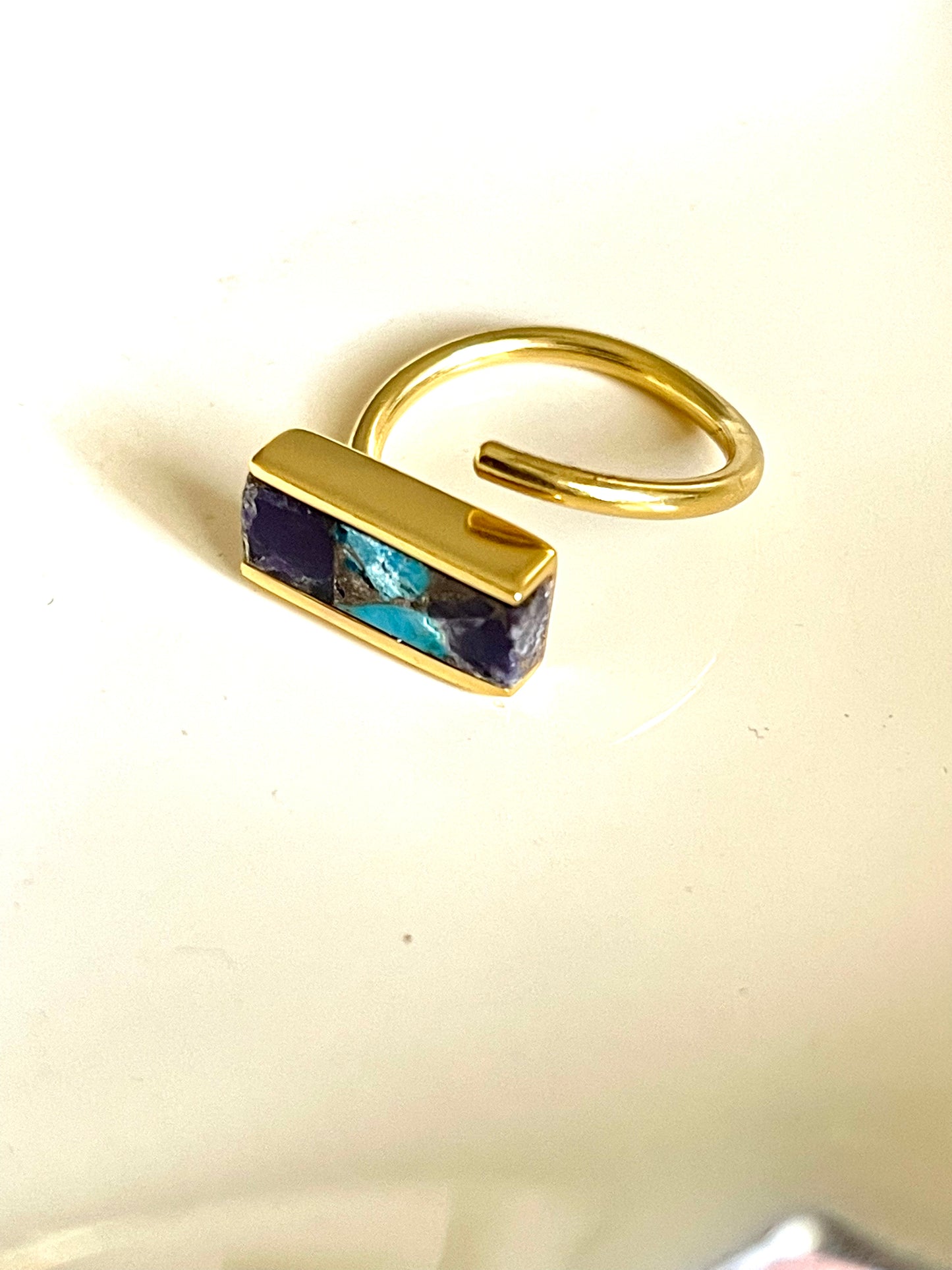 Turquoise P ring