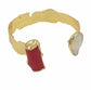 Coral  & Pearl Cuff