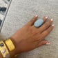 Blue Lace Agate ring