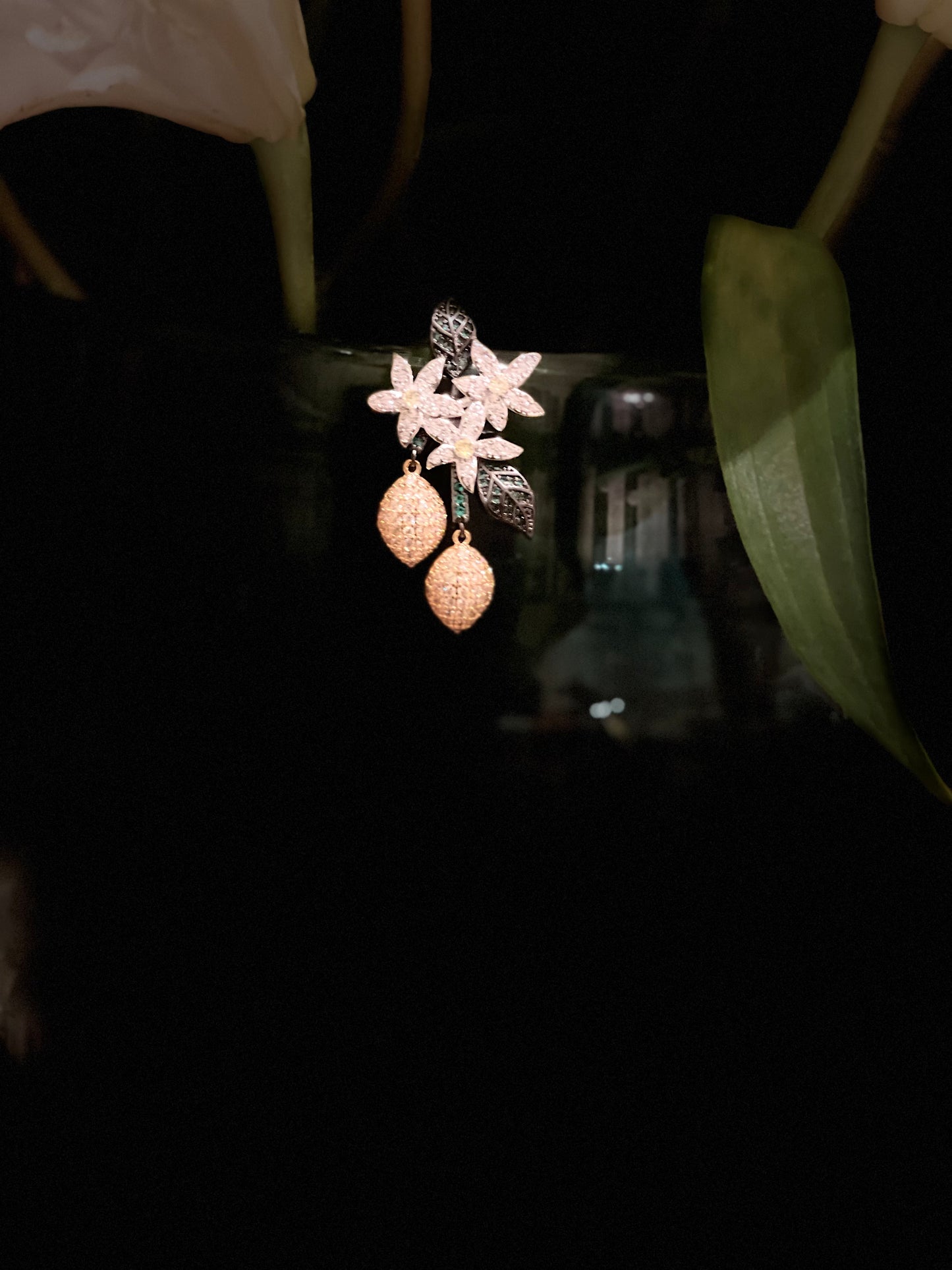 Lemon drop earrings