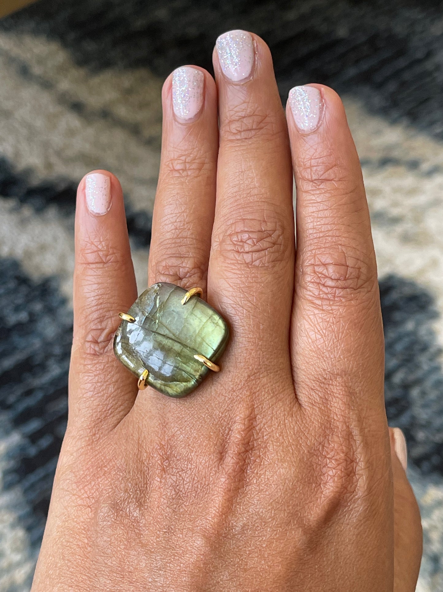 Labradorite ring