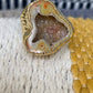 Unbounded Natural Brazilian Agate ring