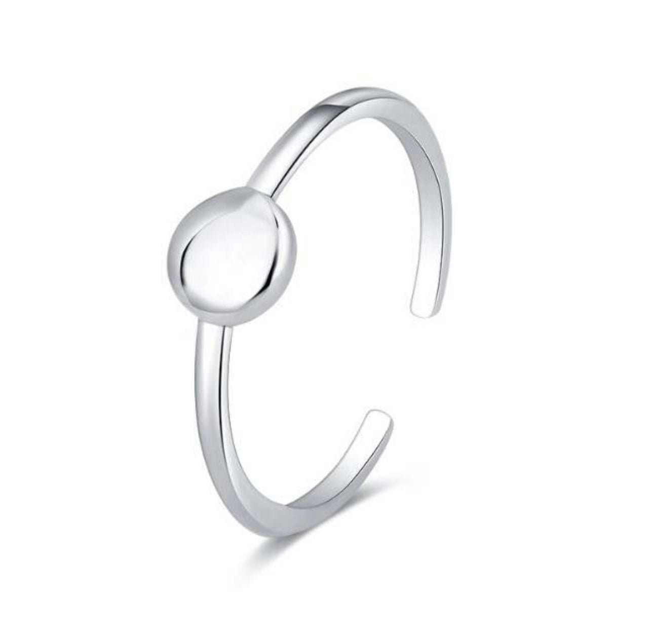 The minimalist Dot sterling silver ring