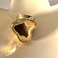 Unbounded Natural Brazilian Agate ring