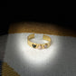 Inanna Rose Quartz , Pink Opal & Labradorite Cuff