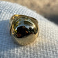 Radiant round Gold ring