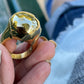 Radiant round Gold ring