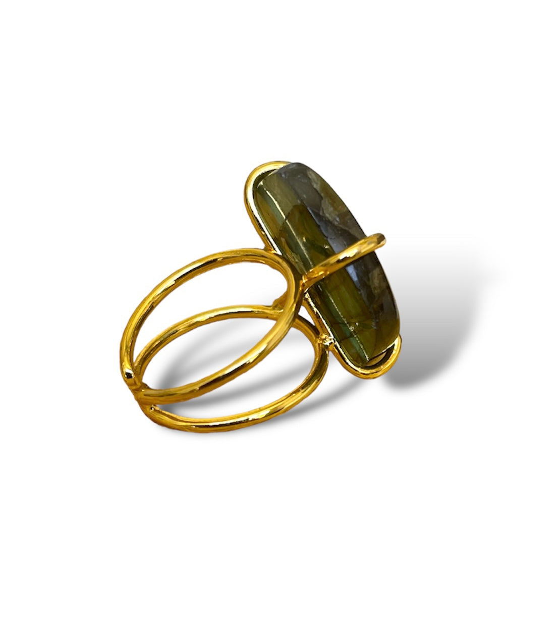 Labradorite ring