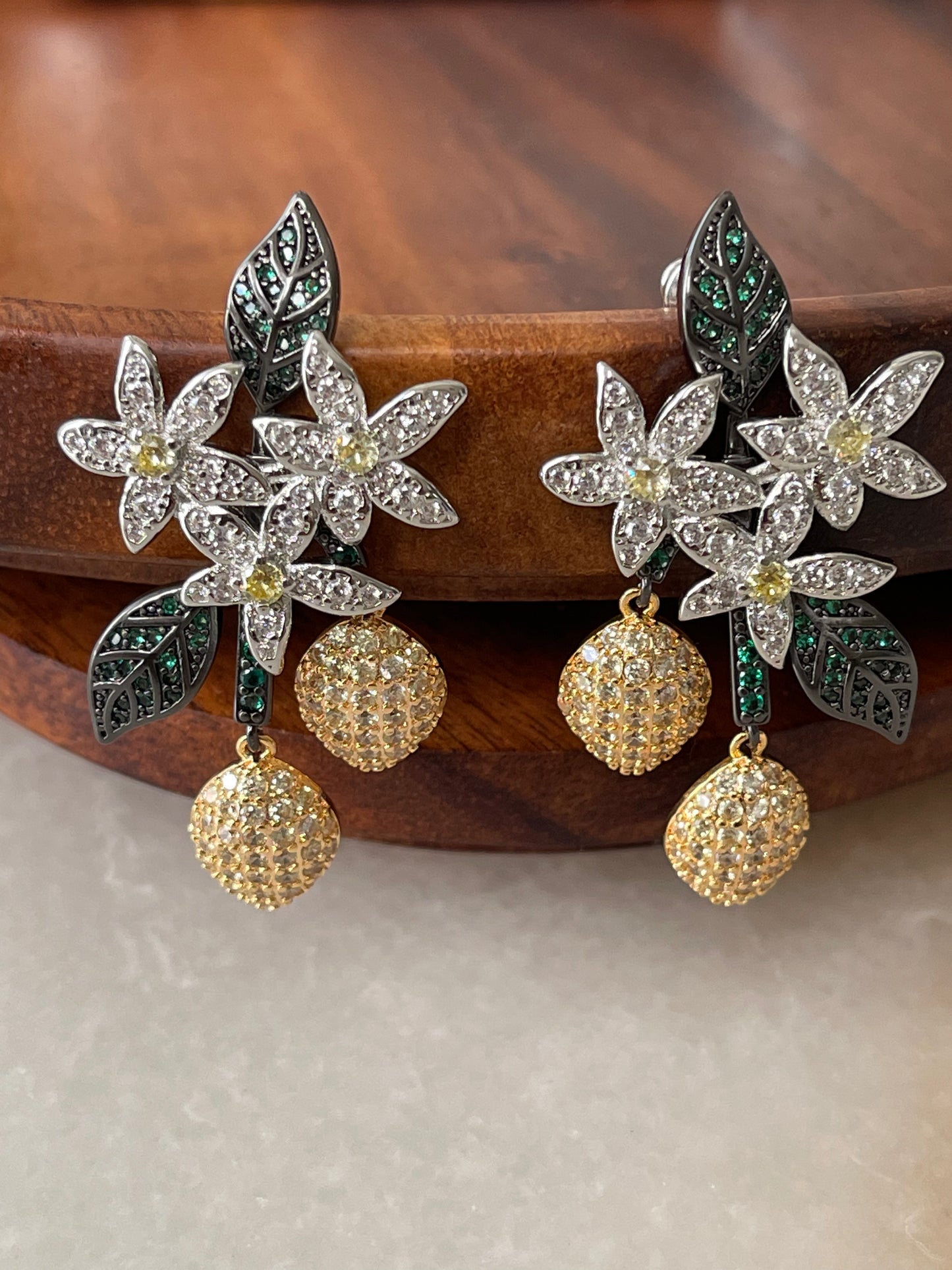 Lemon drop earrings